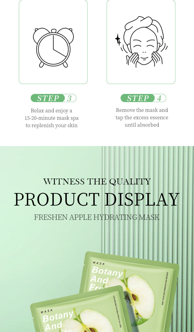 Fruit Mask SADOER Avocado Rose Hydrating Moisturizing Tablets Cross-border Foreign Trade Skincare Wholesale