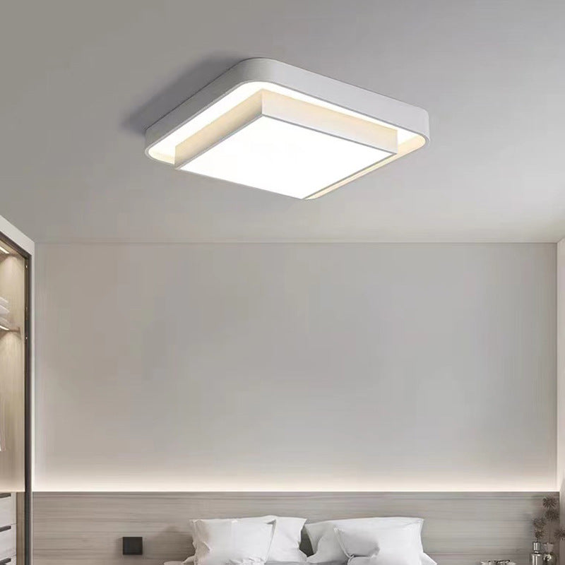 Nordic Bedroom Lamp Round Modern Simple Room Lamp Creative Living Room Lamp Home Elegant Iron Art led Ceiling Lamp