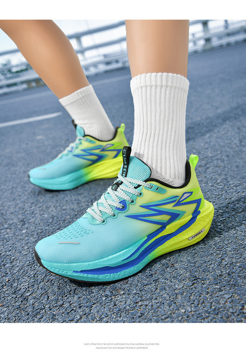New Feiran Ultra-light Comfortable Breathable Unisex Casual Running Shoes with Real Carbon Plate Cushioning and Anti-slip Couples Sports Shoes