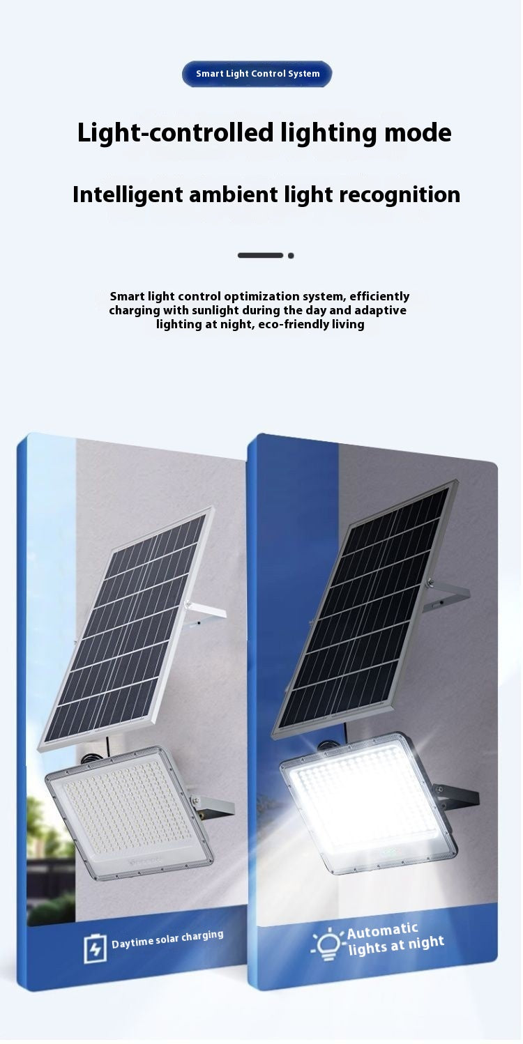 Solar Split Floodlight Outdoor Courtyard Lamp Garden Stadium Residential Area LED Street Light