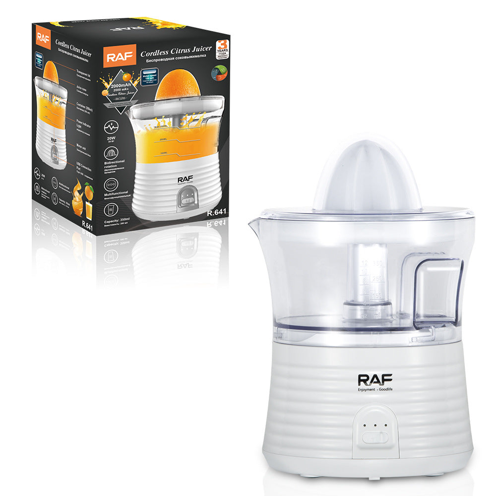 RAF European Standard Electric Freshly Squeezed Orange350ml Household automatic juicer lemon orange juicer small portable