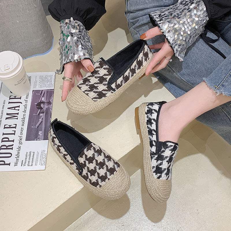 Women's Slip-On Fisherman Shoes2025Spring and Autumn New Style Flat Shallow Mouth Single Shoes Spring Fashion Versatile Non-Slip Maternity Shoes