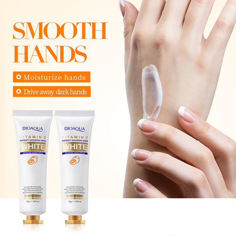 VC Whitening Hand Cream BIOAOUA Vitamin C Moisturizing Anti-Chap Nourishing Cross-Border Wholesale