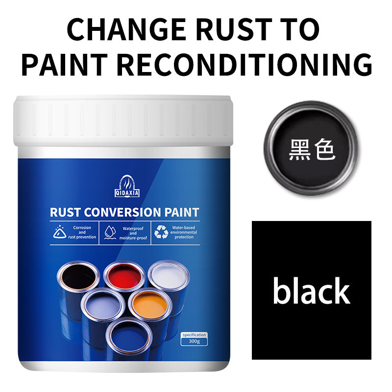 Water-based Anti-rust Paint Metal Paint Rust-free Rust Conversion Paint Color Steel Tile Renovation Rust Fixing Agent Multi-color Industrial Paint