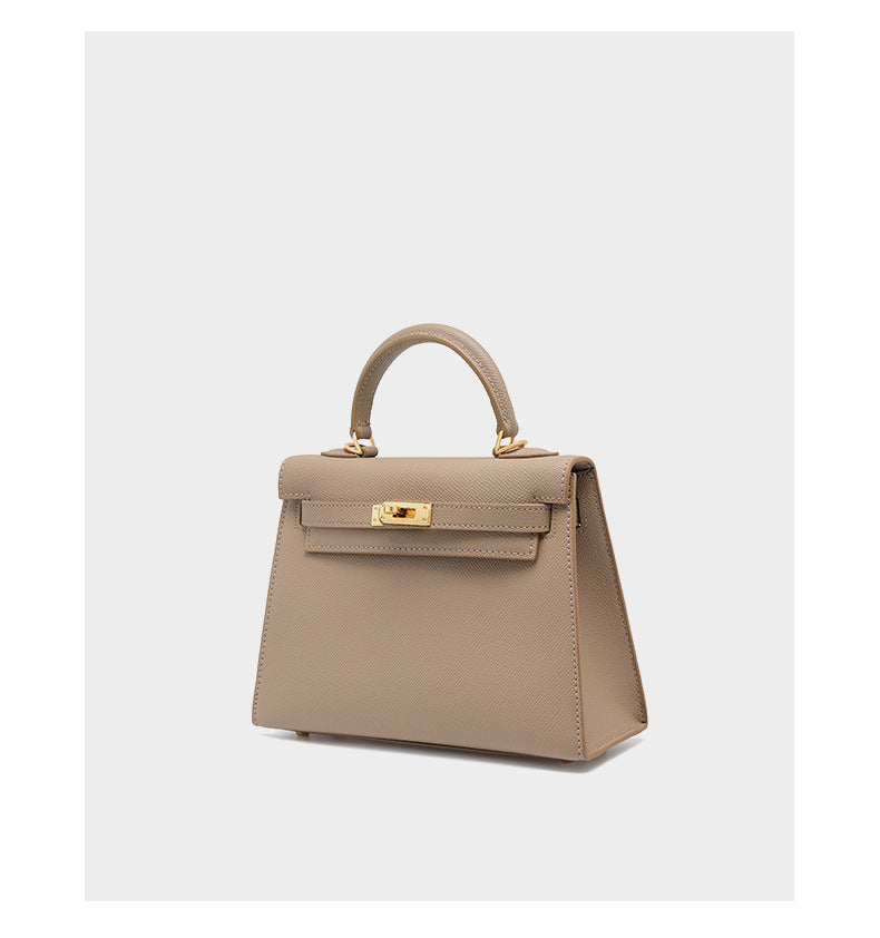 European and American Light Luxury Kelly Bag for Women, Niche Versatile Shoulder Fashion Women's Bag, Trendy Large Capacity Handbag and Crossbody Bag for Women