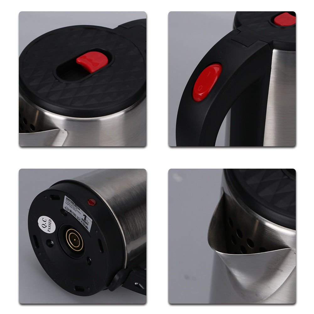 European Standard Stainless Steel Electric Kettle Manufacturer Wholesale Hot Water Kettle/Electric Kettle/The kettle automatically shuts off when boiling water0.8L