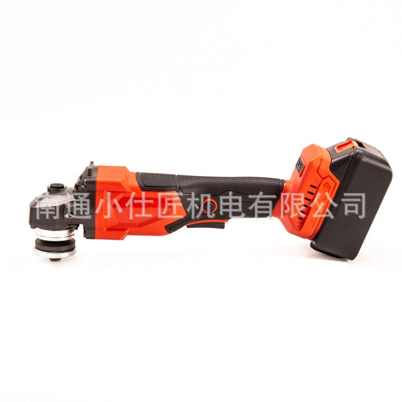 Cross-Border Foreign Trade Lithium Battery Angle Grinder High Power Portable Handheld Polishing Machine Multi-Function Rechargeable Grinding Machine