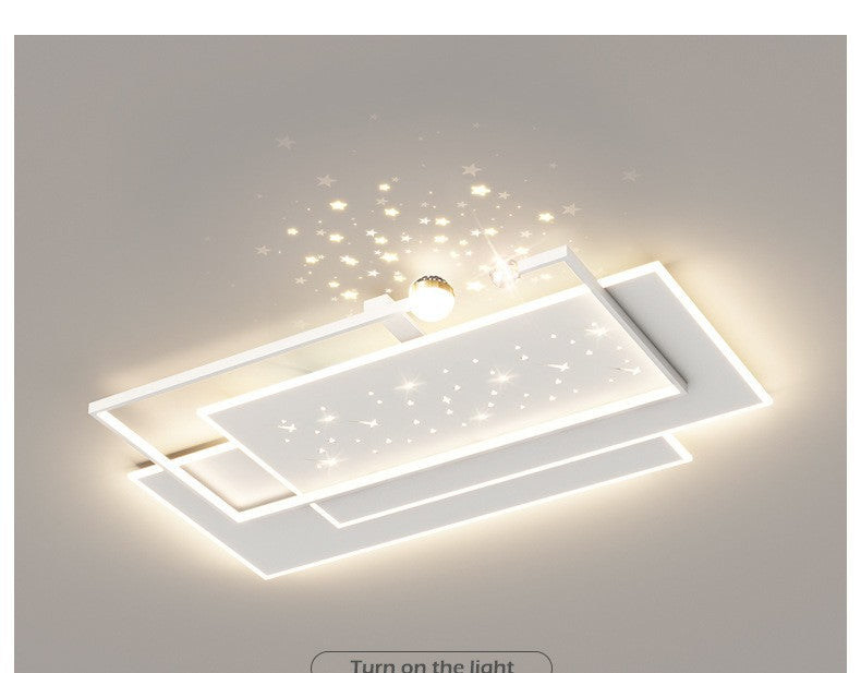 Modern minimalist living room led Ceiling Lamp2024New style main hall lamp wrought iron bedroom lamp high-end dining room lamp