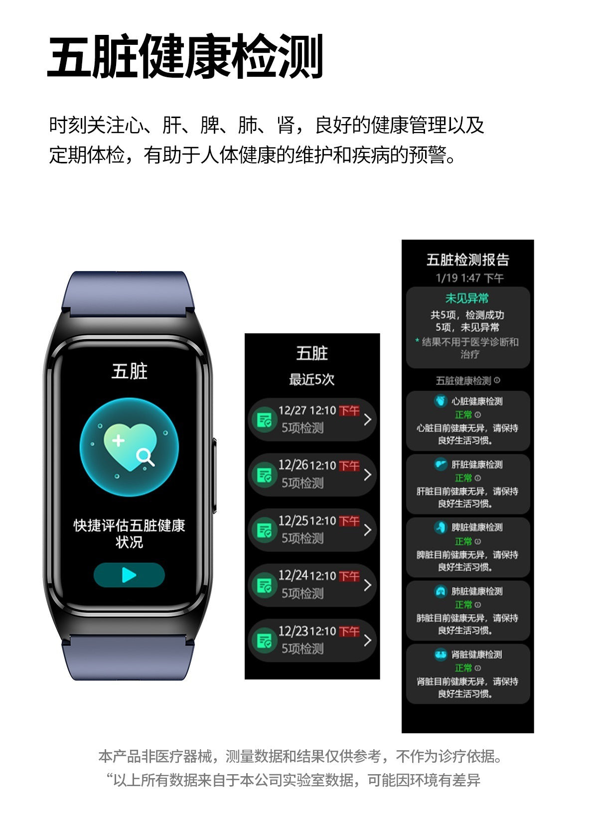New TK75Blood pressure and blood sugar testing heart rate monitoring IP68Waterproof Social Entertainment Smart Watch