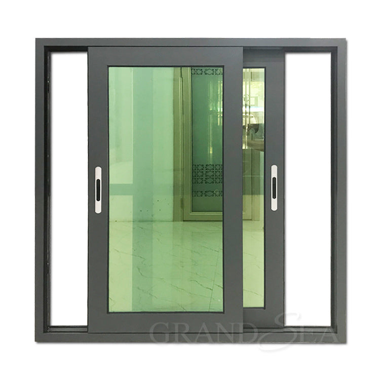 Double Tempered Reflective Glass Aluminium Sliding Windows Economic Price in Africa