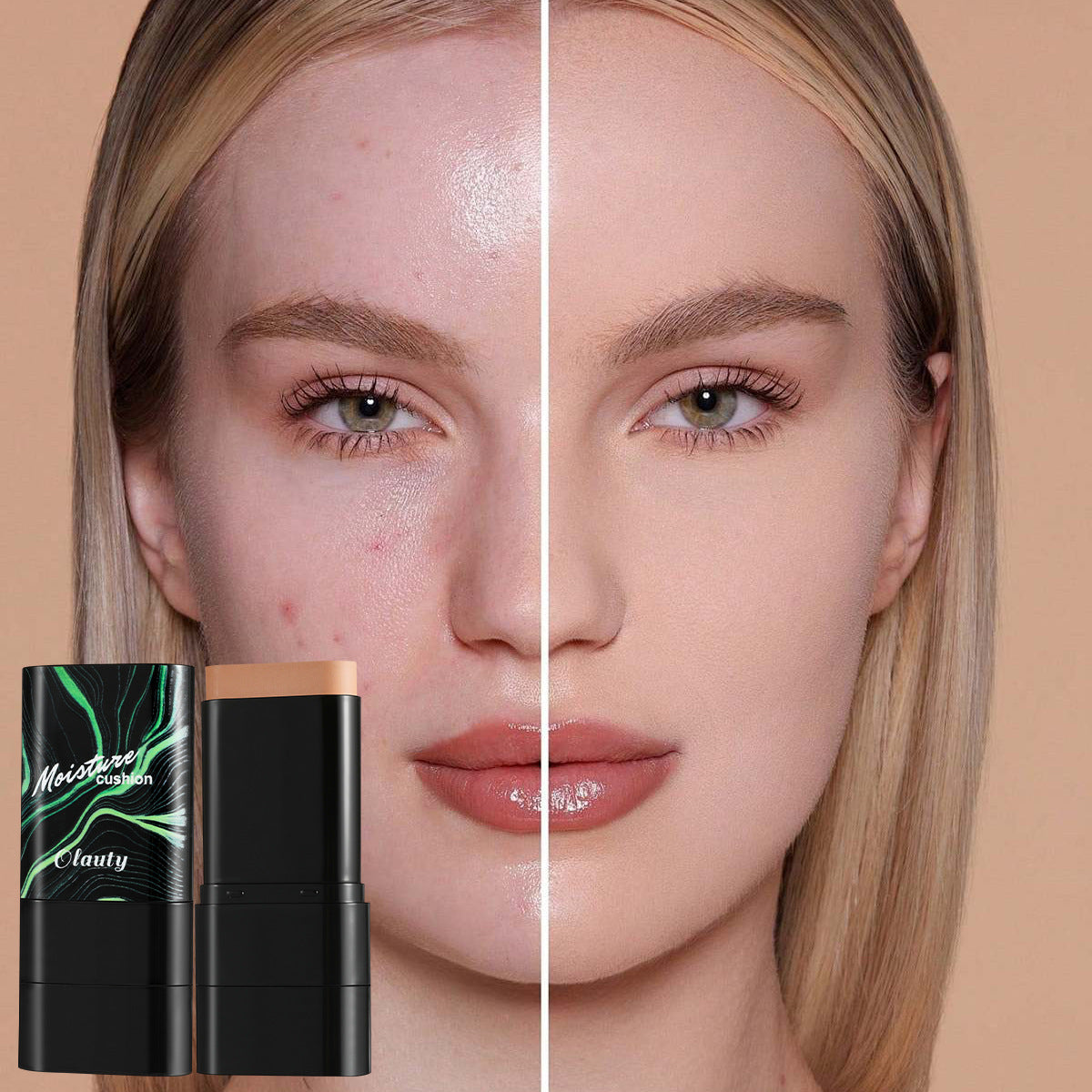 AliExpress Waterproof Foundation Stick Concealer Waterproof Dual-Ended Makeup Brush 2-in-1 Nude Makeup Foundation Liquid Non-Smudge