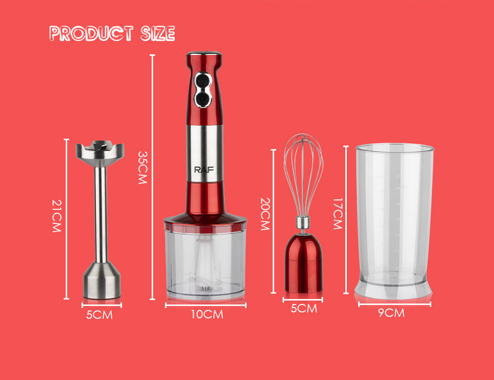 EU Standard Multifunctional Kitchen Handheld Ice Crusher Baby Food Electric Stirring Stick Food Processor Juicer