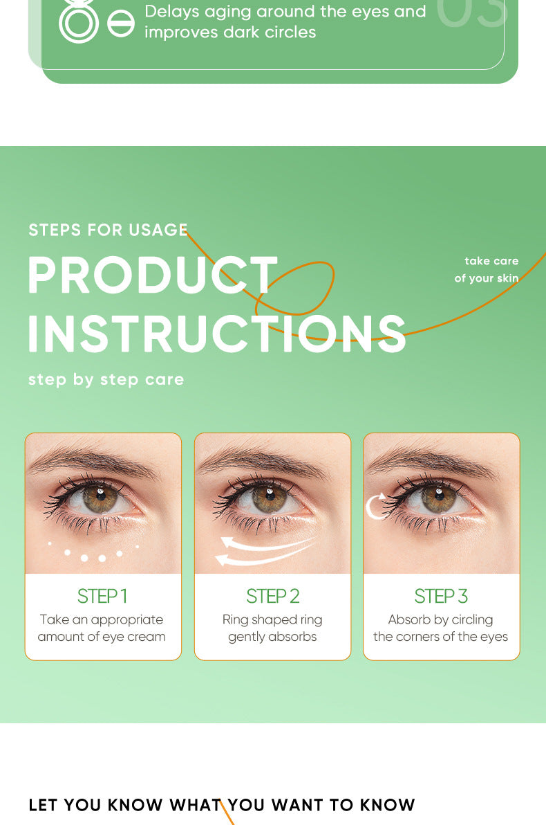Caviar Eye Cream60g Three Colors Moisturizing Improve Dark Circles Eye Lines Eye Bags Export Manufacturer Wholesale