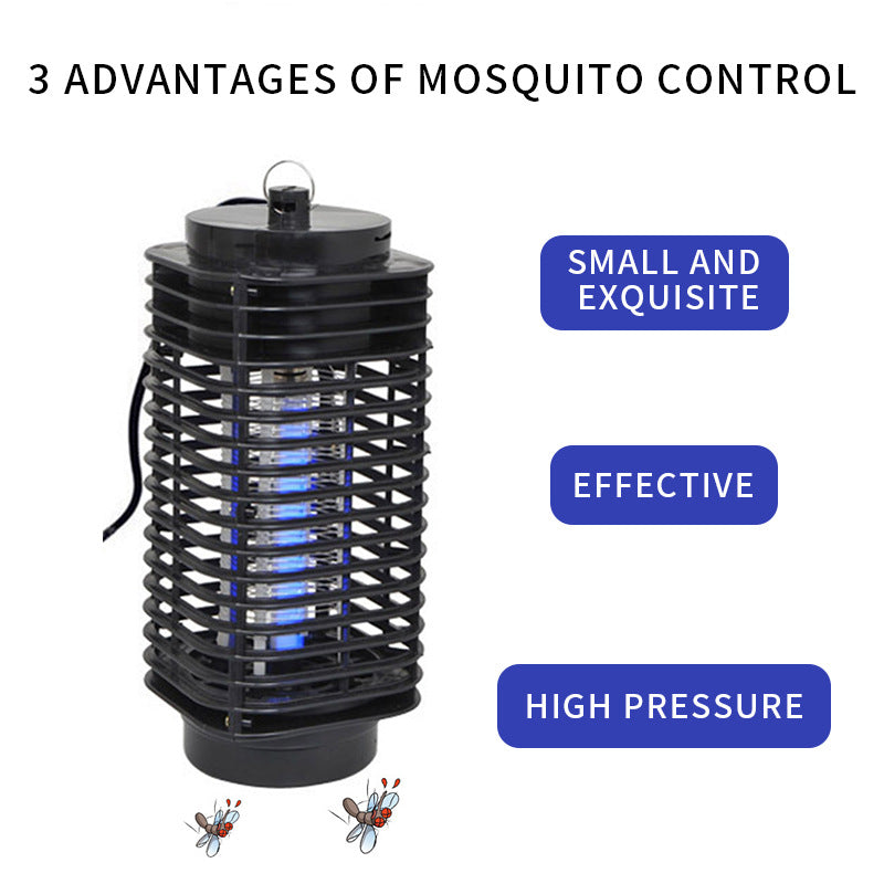 Specialized Electric Shock Photocatalyst Mosquito Killer Lamp LED Electronic Mosquito Repellent Household Black Diamond Silent Mosquito Trap Lamp