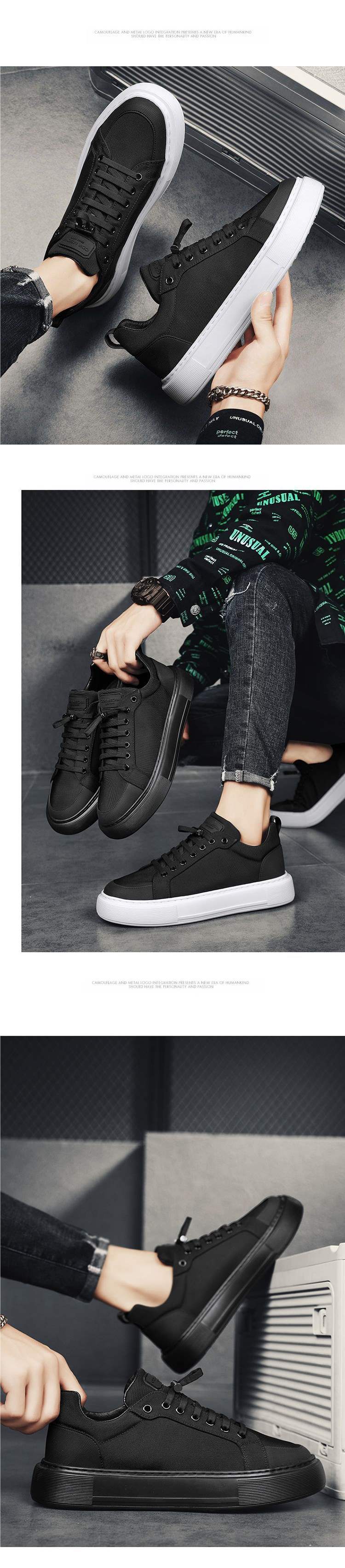 Men's Safety Shoes Summer Versatile Casual Trendy Canvas Shoes Men's Slip-On Kitchen Work Non-Slip Work Trendy Shoes