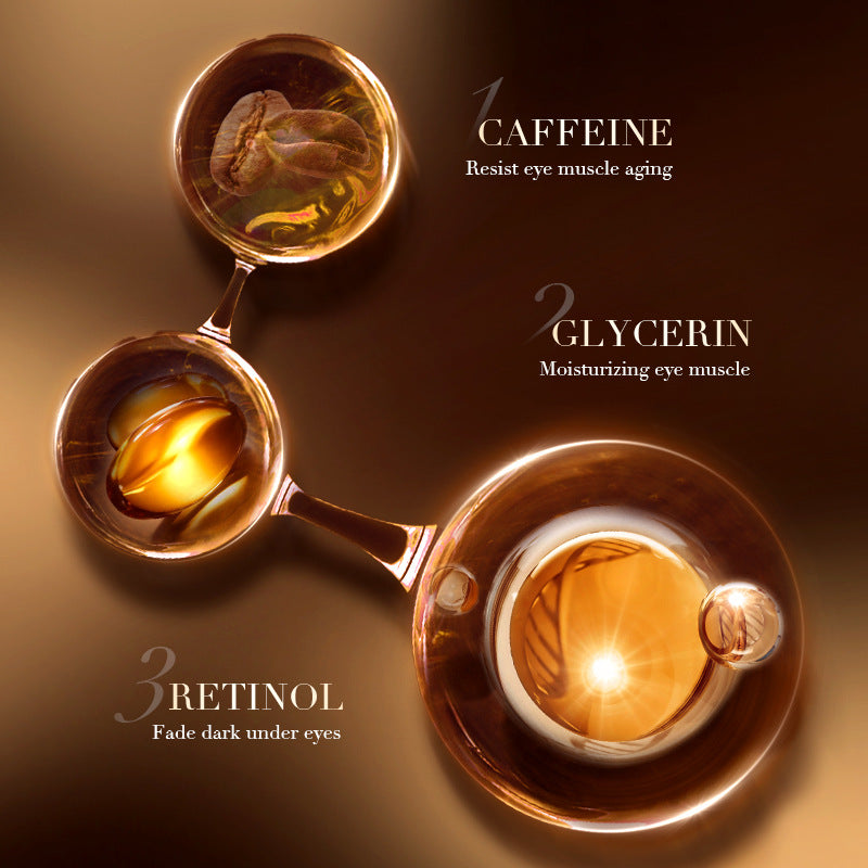 Full English Retinol Caffeine Eye Cream SADOER Improve Dark Circles, Eye Wrinkles, and Eye Bags  Wholesale