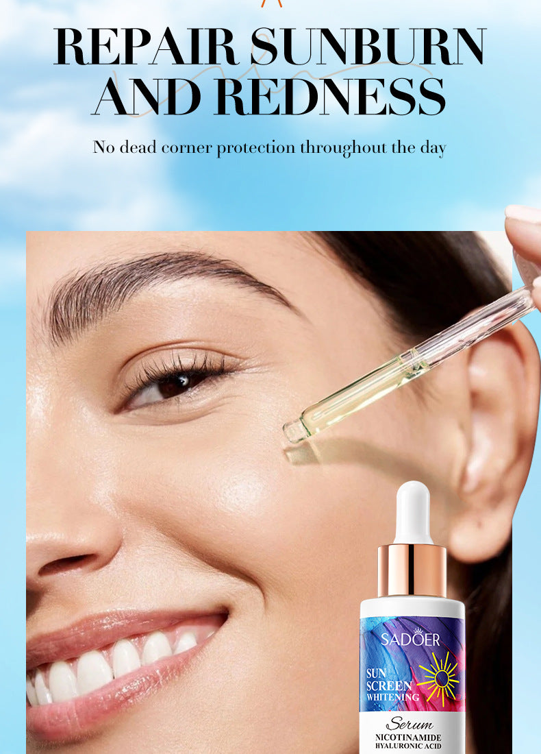 Sunscreen Whitening Essence50mlSADOER Refreshing and Non-Greasy Sunscreen Essence Cross-Border Wholesale