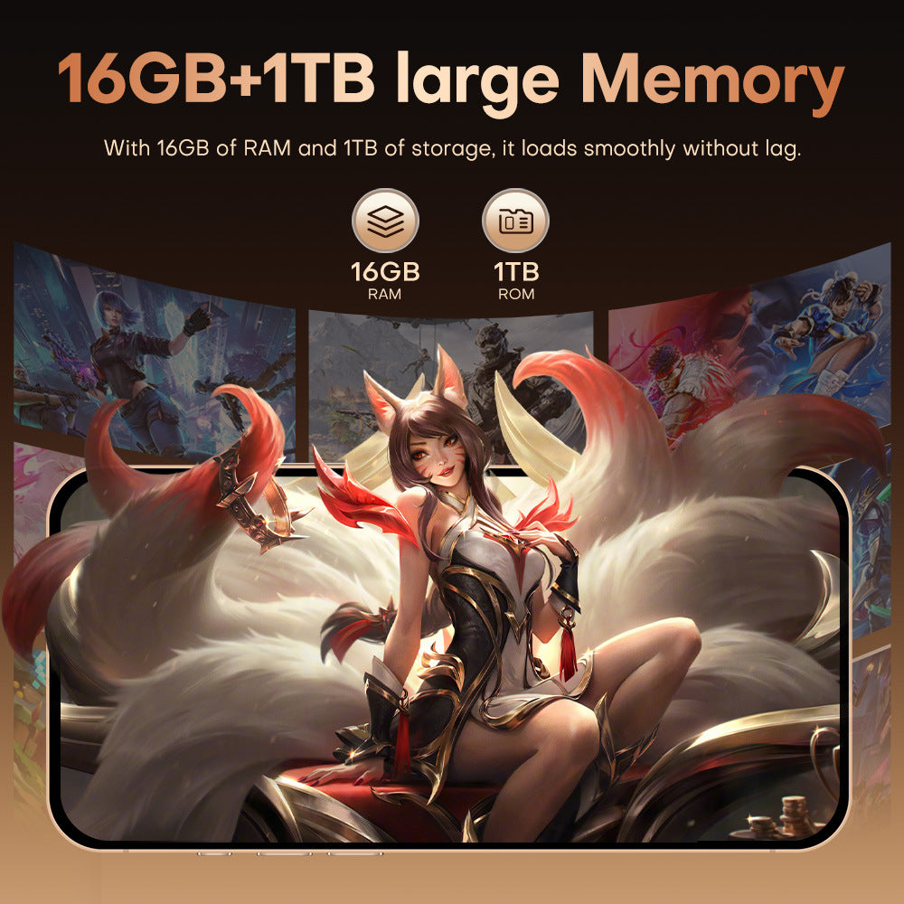 Hot Sale i17 Pro Max Android Smartphone16+1T Mobile phone source factory available