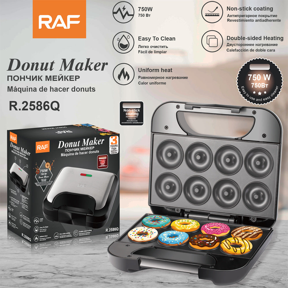RAF European Standard Household Donut Breakfast Maker Internet Celebrity Mini Cake Round Cake Maker Light Food Maker Baking2586Q