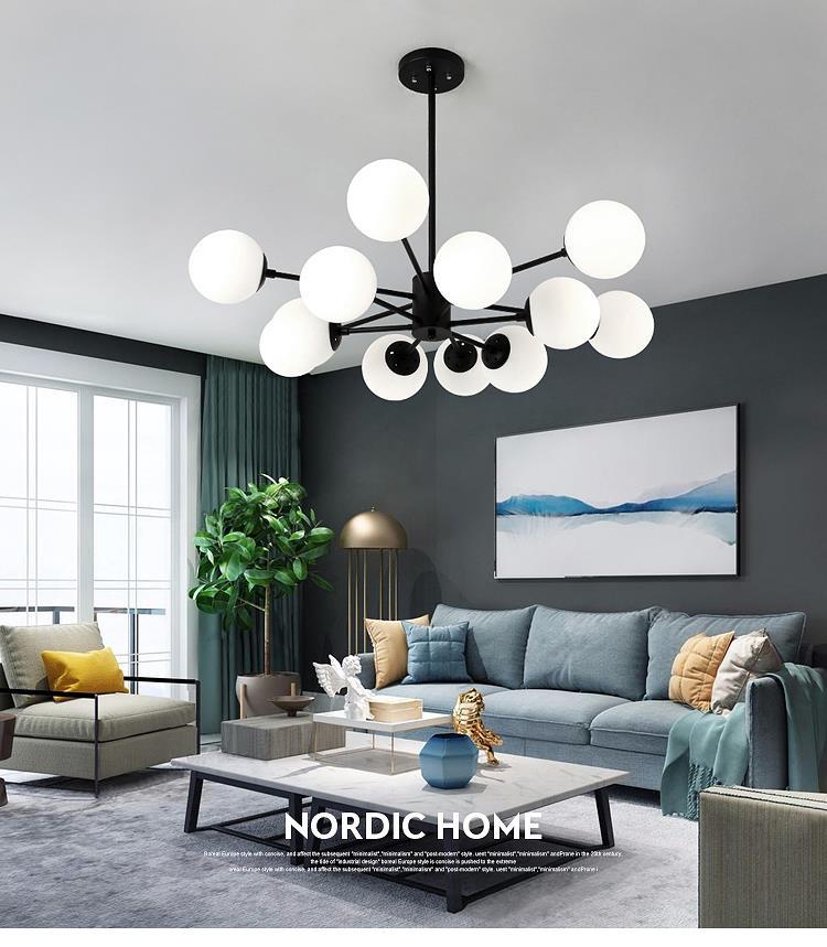 Magic Bean Pendant Light Nordic Dining Room Light Modern Simple Room Master Bedroom Light Creative Living Room Light Elegant Home Wholesale