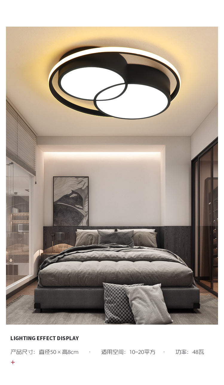 round led Ceiling Lamp Bedroom Lamp Modern Minimalist Living Room Lighting New Hotel Room Restaurant Room Lighting