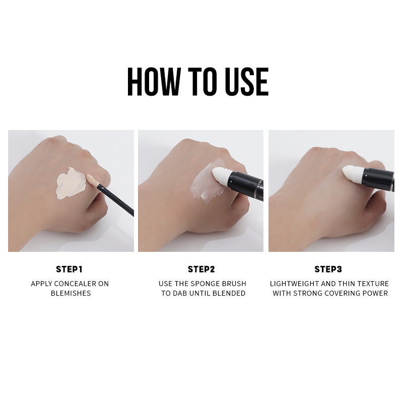 AliExpress Ouqianya Dual-Head Concealer Pen Even Skin Tone Spot Application Cover Spots Acne Marks Wholesale