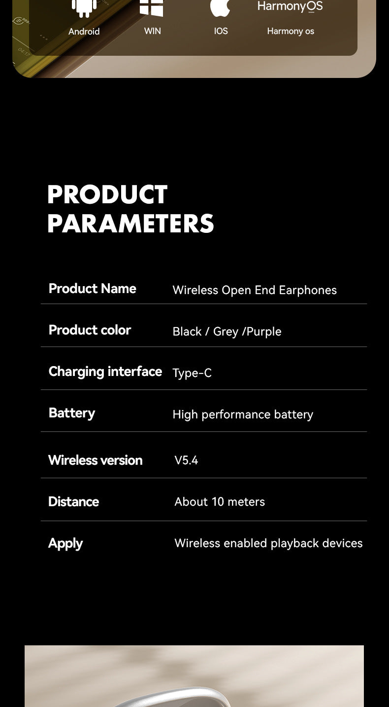 2025Popular M129Ear-mounted Digital Display Bluetooth Earphones Private Model High Appearance Wireless Bluetooth Earphones