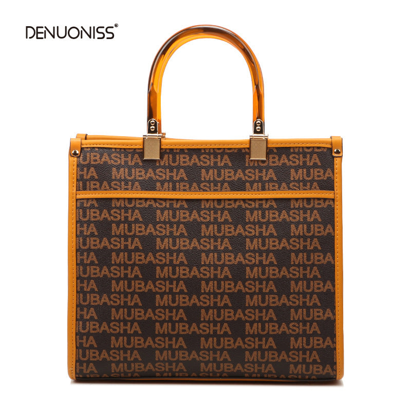 Women's Fashion Trend New Vintage Floral Series Handbag Large Capacity Unique Stylish Crossbody Bag