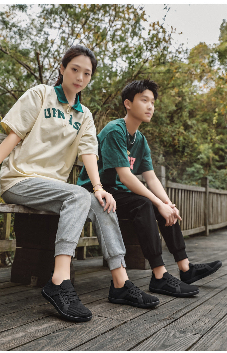 Wide Toe Large Size Lightweight Casual Shoes Hiking Fitness Cycling Running Shoes Soft Sole Breathable Sports Shoes