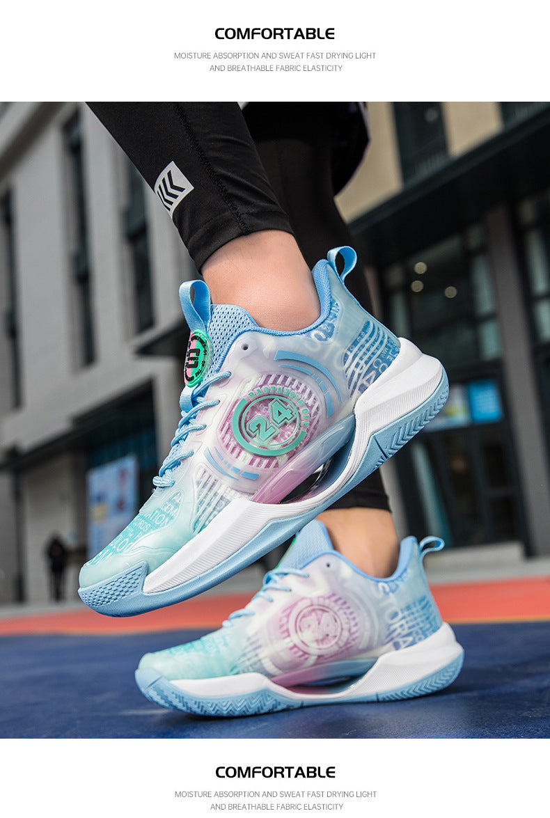 2025New Youth Professional Training Practical Wear-Resistant Basketball Shoes fashion Trend Men's Shoes Cushioning Sports Shoes