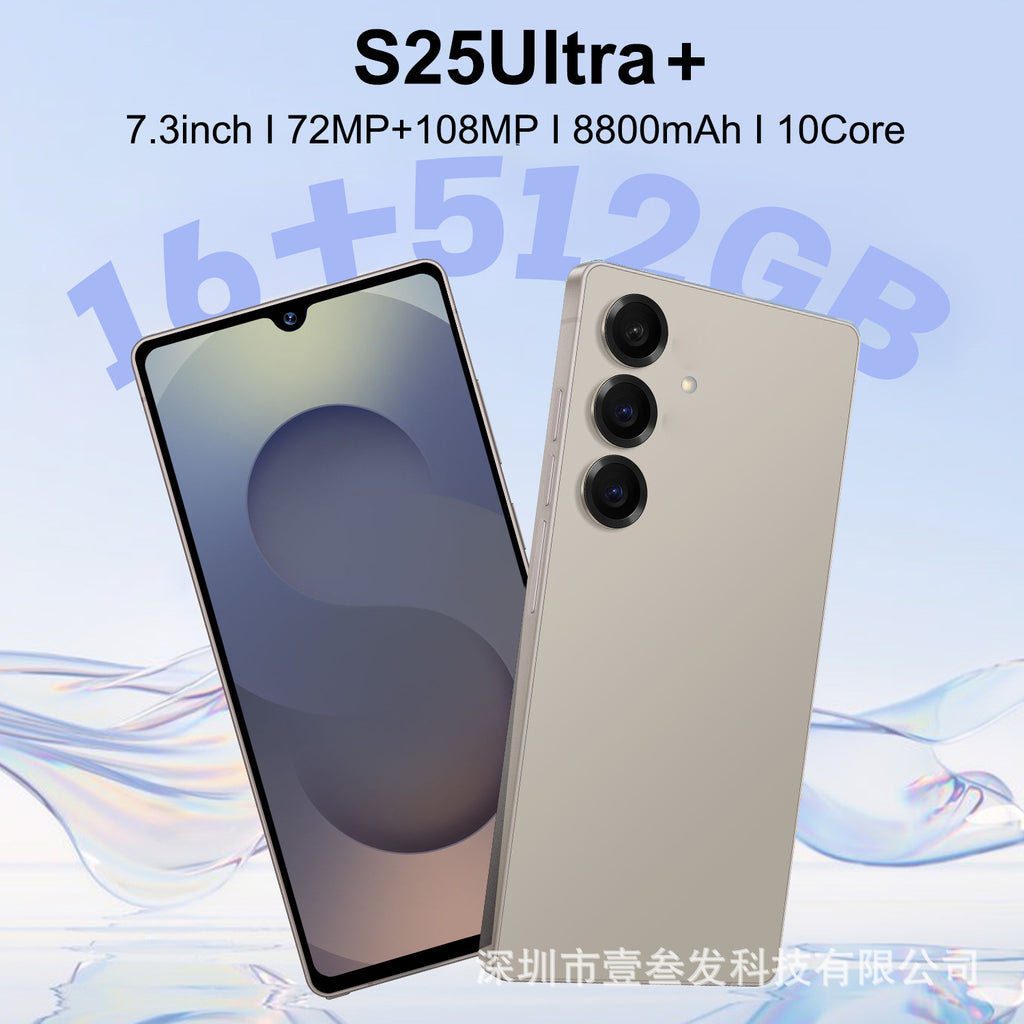 S25 Ultra+Smartphone  16+1T High-end7.3Inch Large Screen Android13Source