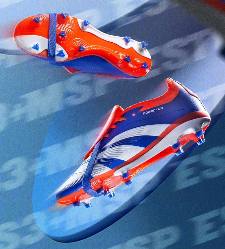 World Cup Football Shoes Men's New Style Grassland Competition AG Spike TF Broken Nails Adult Youth Student Sports Training