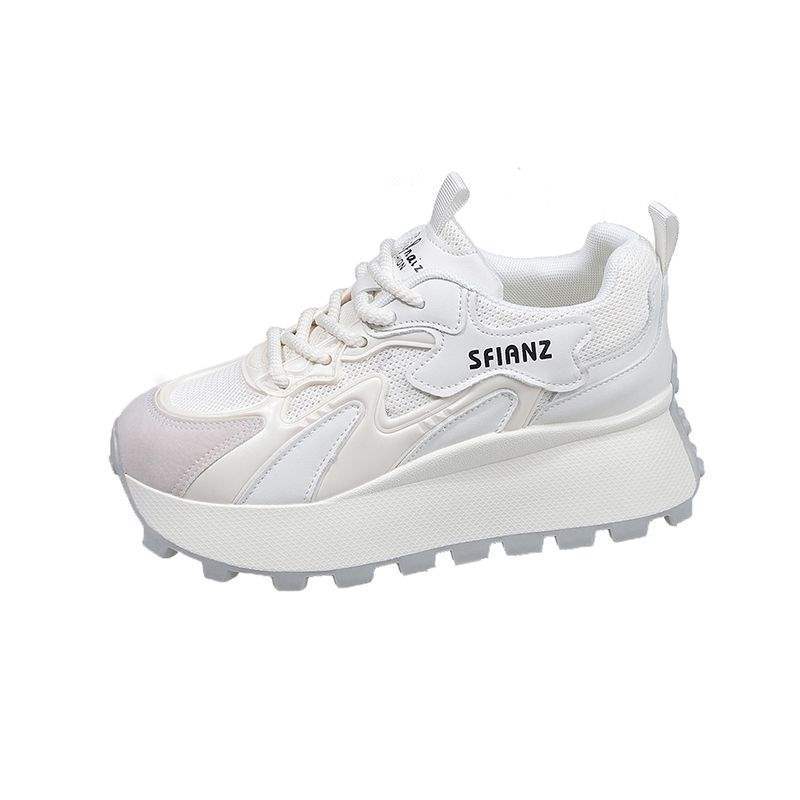 Women's Mesh Forrest Gump Shoes2025New Summer Style Foot-Slimming Versatile Breathable Color-Block Casual Dad Sneakers
