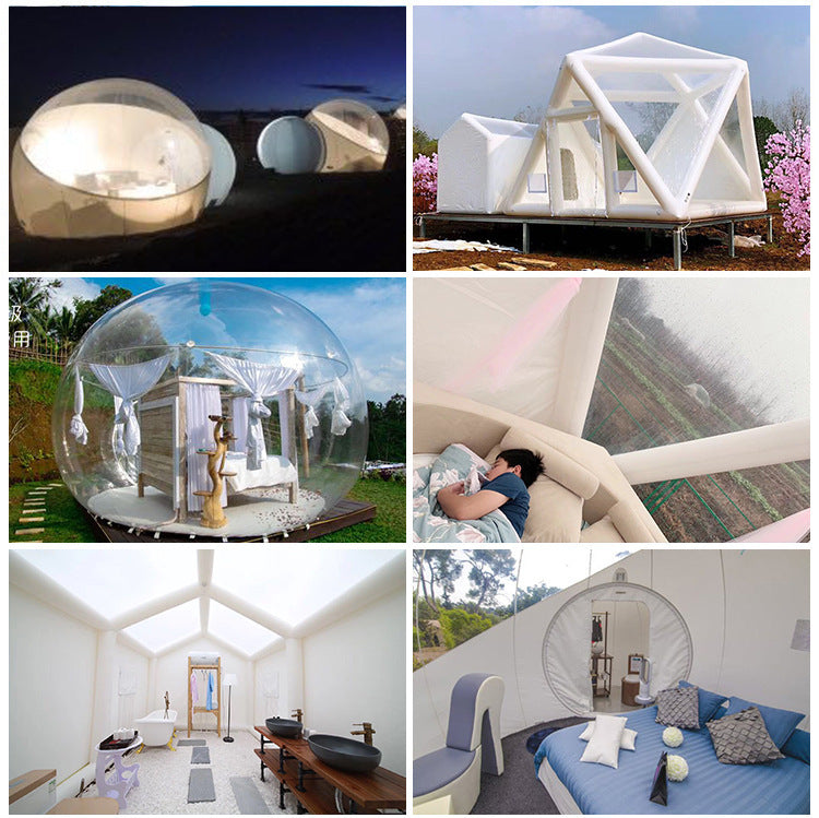 Inflatable Bubble House Outdoor Scenic Spot Check-in Festival Decoration Tent Manufacturer Sunshade Starry Sky Room Bubble House