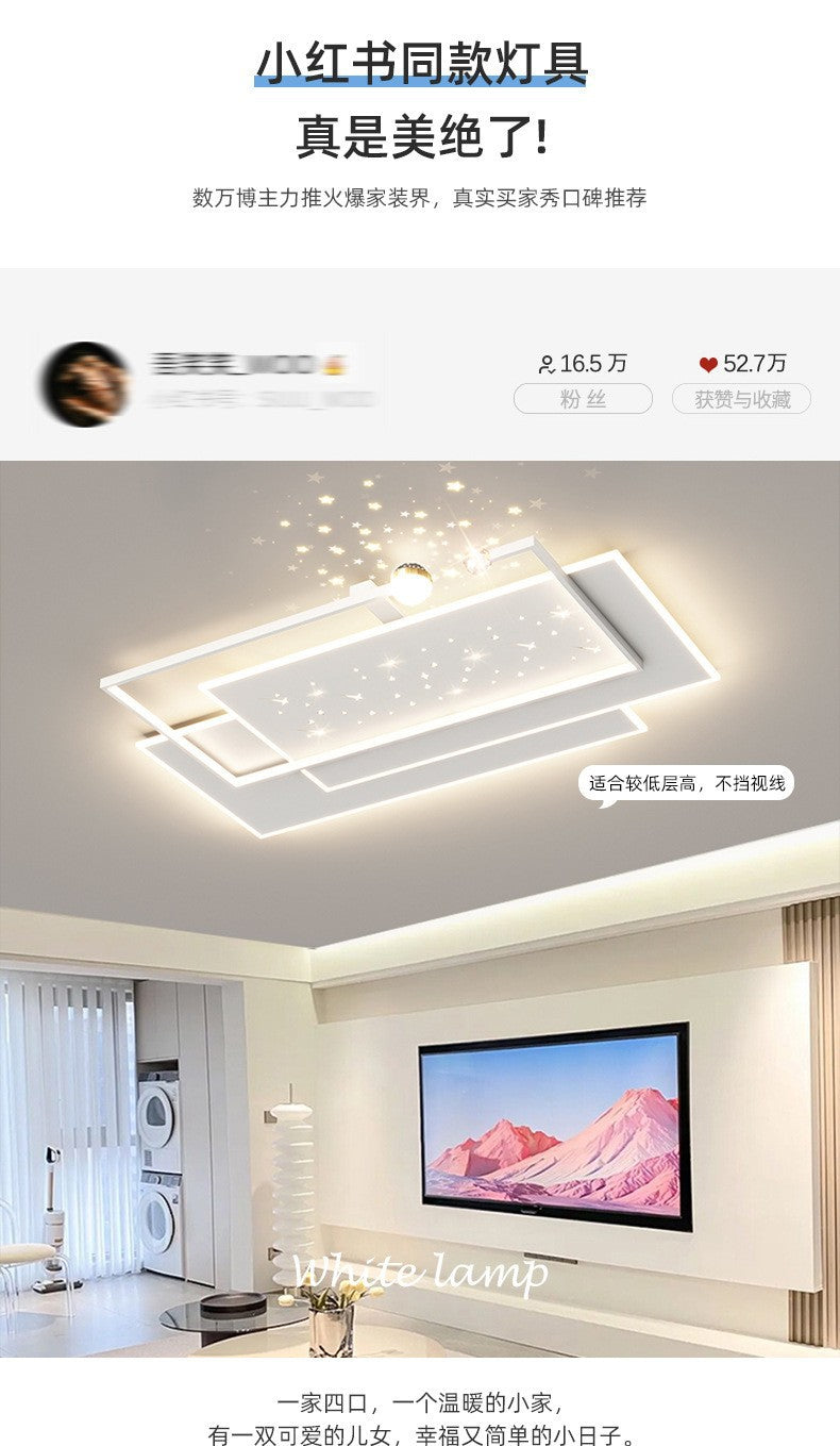 Modern minimalist living room led Ceiling Lamp2024New style main hall lamp wrought iron bedroom lamp high-end dining room lamp