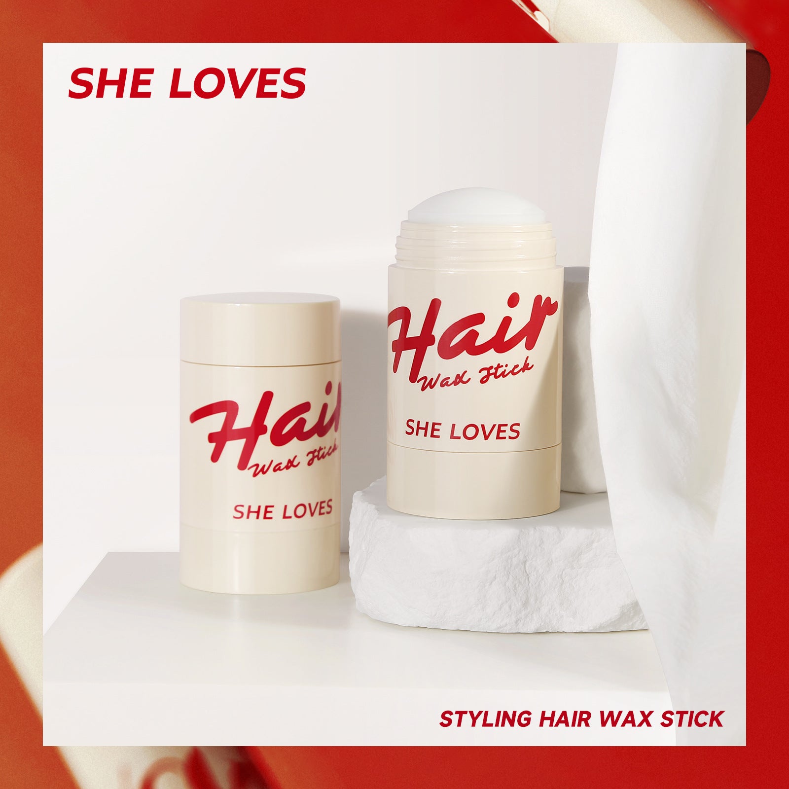 Exclusive Supply hair wax stick Hair Wax Stick for Broken Hair, Strong Hold Hair Clay, Hair Styling Gel