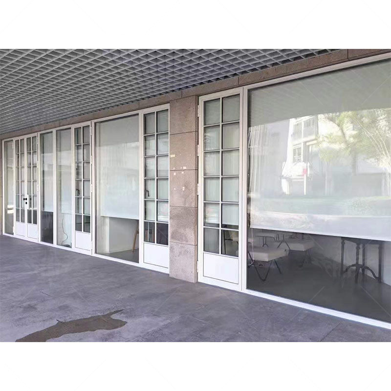 Villa Aluminum Casement Door Fashion Aluminum Glass Door Factory Manufacturer Glass Doors