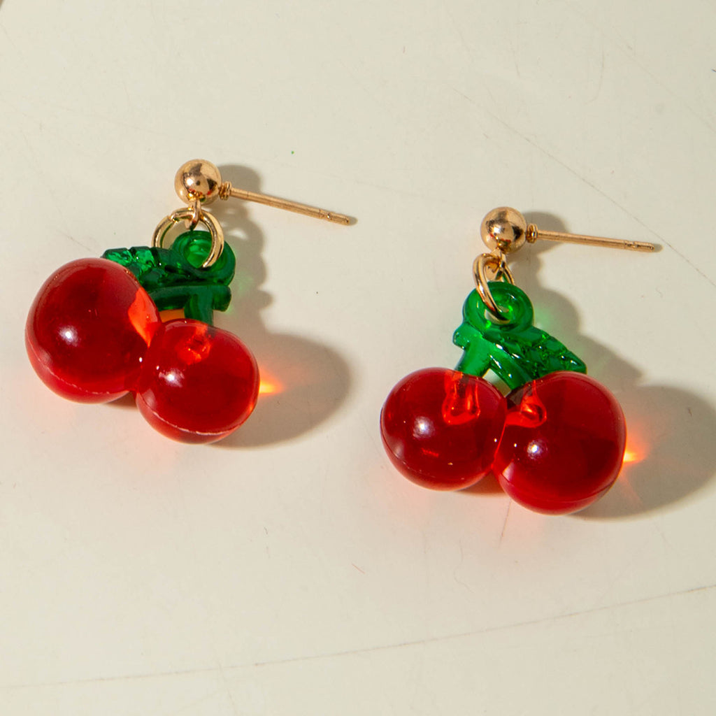 European and American Style Jewelry Light Luxury Imitation Pearl Cherry Necklace High-End Versatile Grass Multi-Layer Stacking Necklace Wholesale