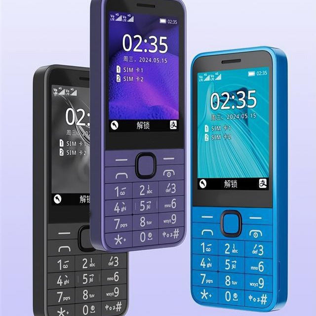235Elderly Phone 2G Non-Smartphone Straight Button Dual-SIM Feature Phone for Elderly and Students