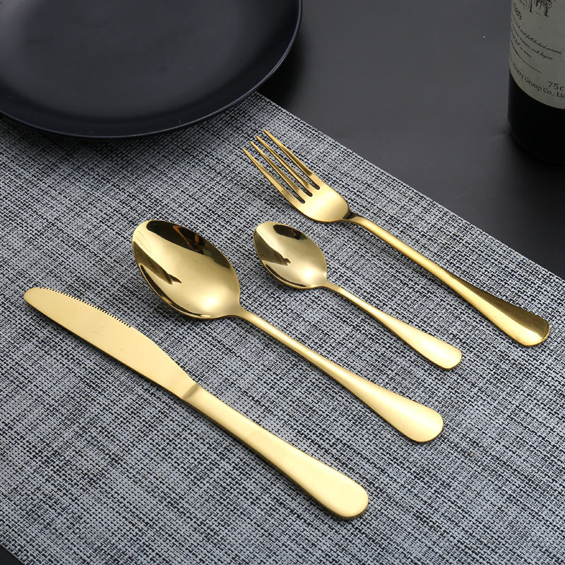 1010Cutlery Set Hotel Holiday Steak Western Food Tableware24Gift Set Wooden Box