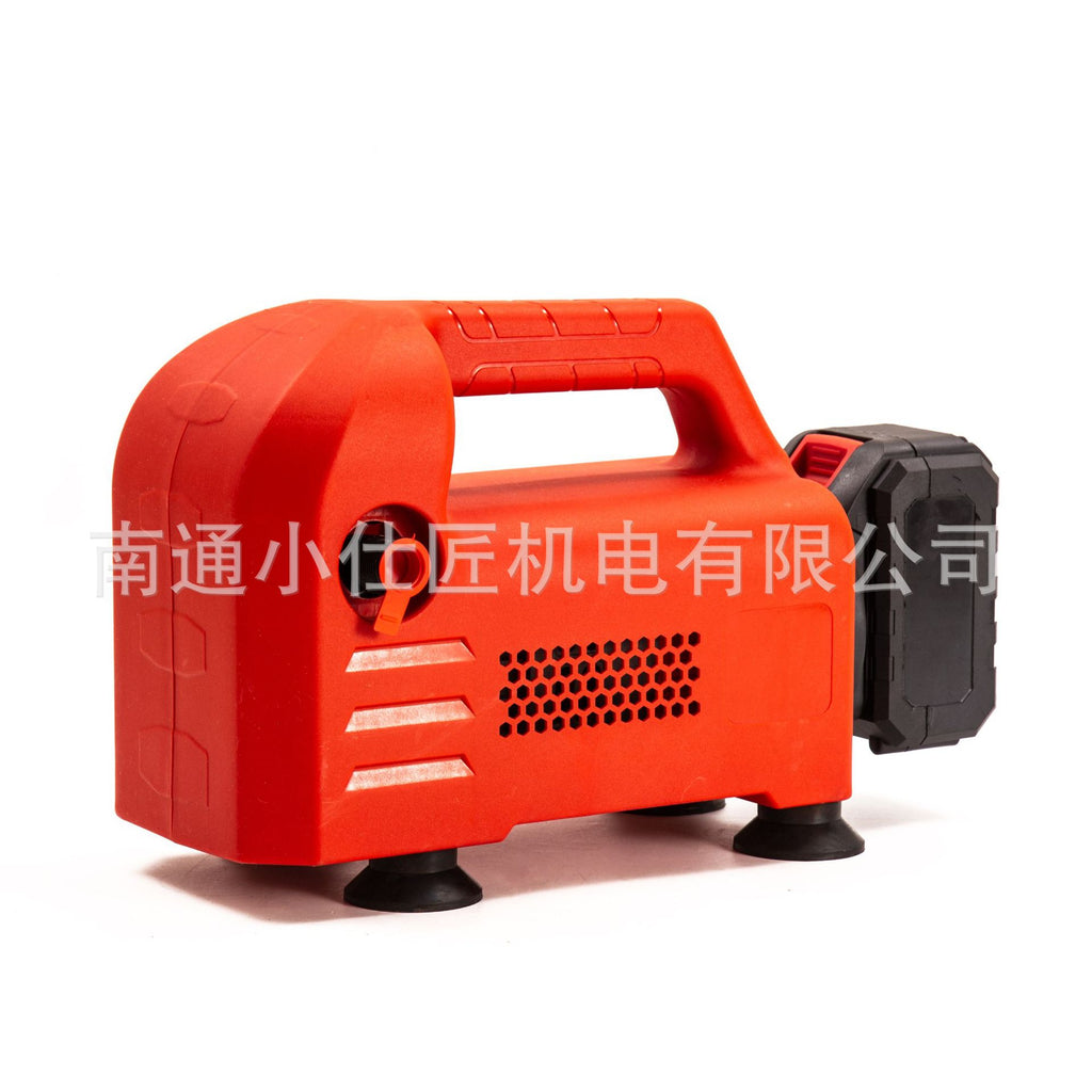 High-Pressure Car Wash Water Gun for Home Use, Cordless Portable Rechargeable Battery Self-Priming Lithium Battery Car Washer, Brushless Powerful Car Wash Tool