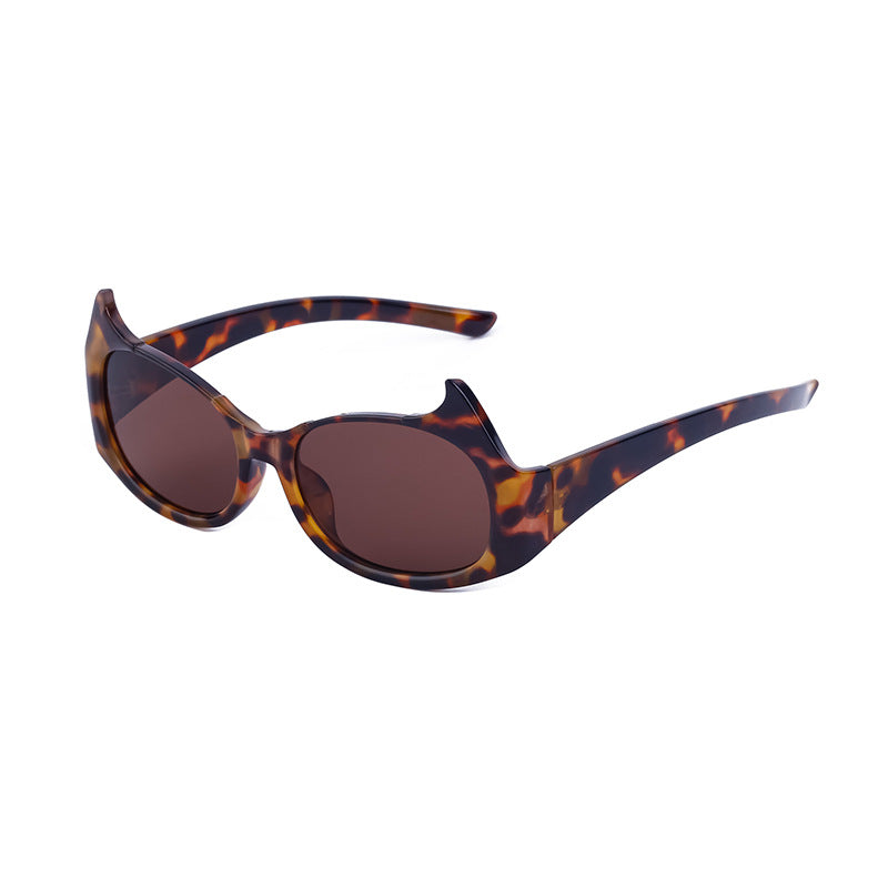 Personality Y2K Cat Eye Sunglasses Women's European and American New Trendy ins Street Style Sunglasses for Men Wholesale