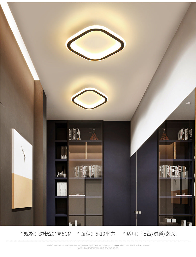 Aisle Light Entryway Hallway Light Iron Art Stair Light Cloakroom led Ceiling lamp balcony lamp Zhongshan lighting fixtures