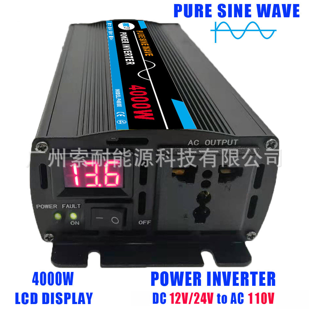 DC12V/24V Turn AC110V Pure Sine Wave Inverter500W 800W 1000W 1500W 2000W