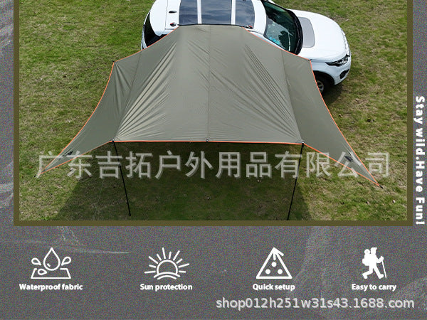 New Car Side Canopy Sunshade Outdoor Camping SUV Self-driving Car Side Awning Sunshade Rainproof Awning