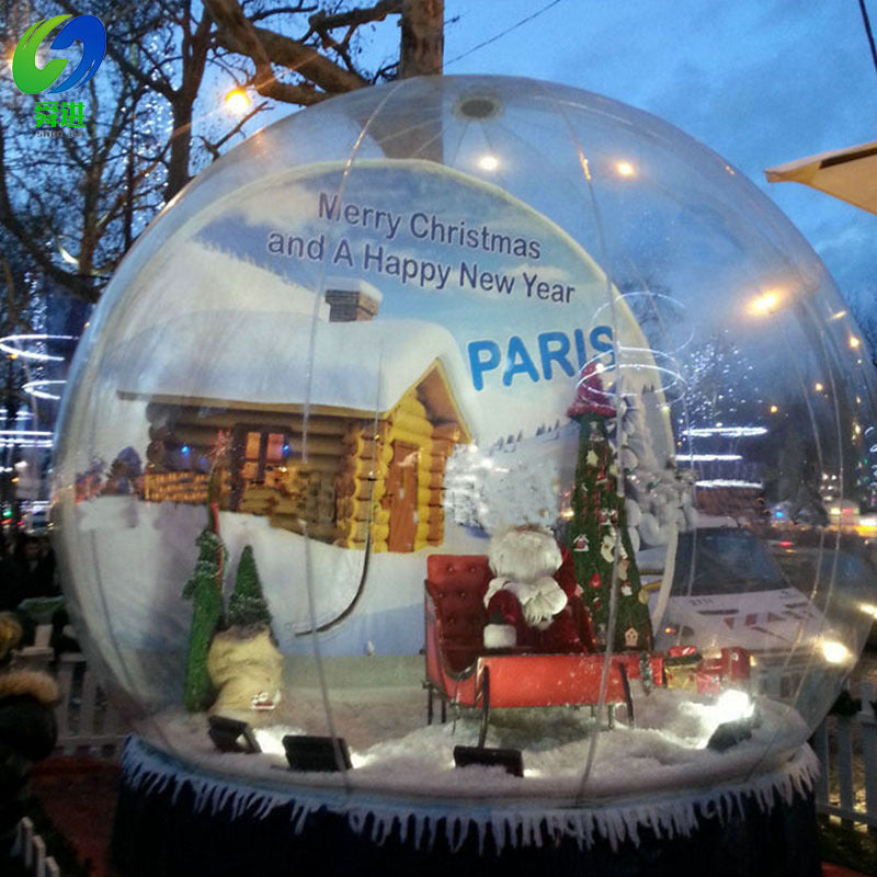 Transparent Inflatable Starry Sky Romantic Bubble House Hotel Outdoor Transparent Display Tent Famous Accommodation Crystal House Snow Globe