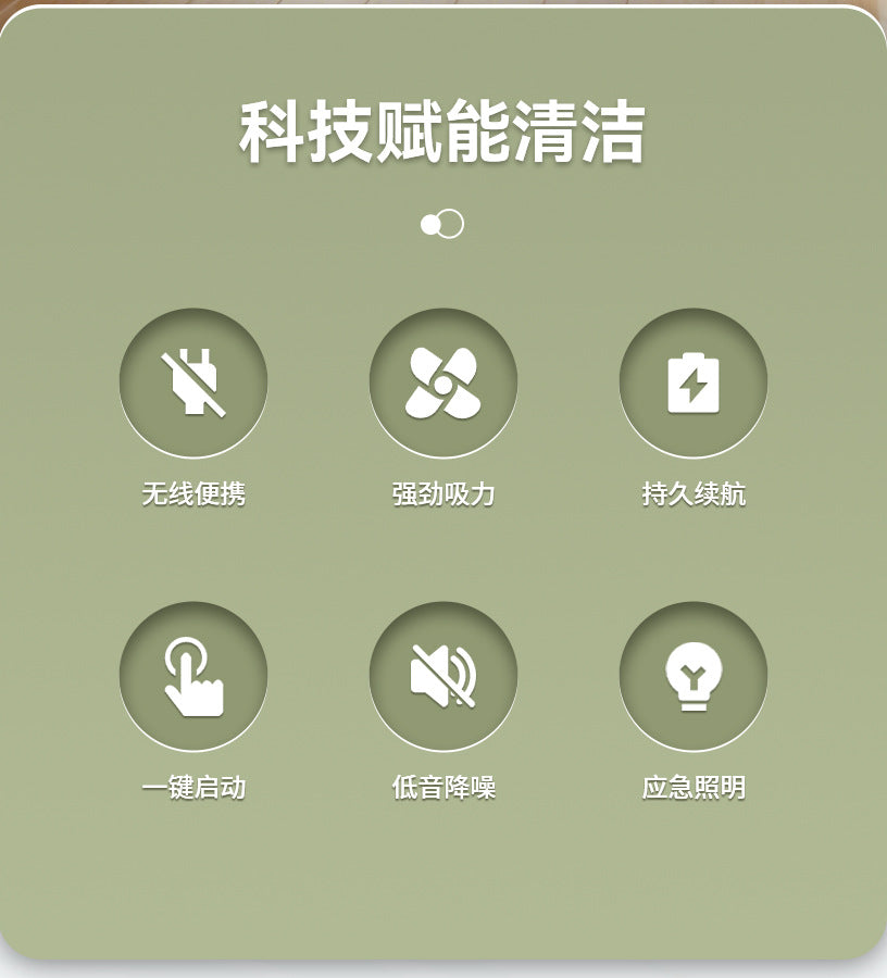 New Car Vacuum Cleaner Super Powerful Suction Car Household Handheld Small Car Wireless Vacuum Cleaner