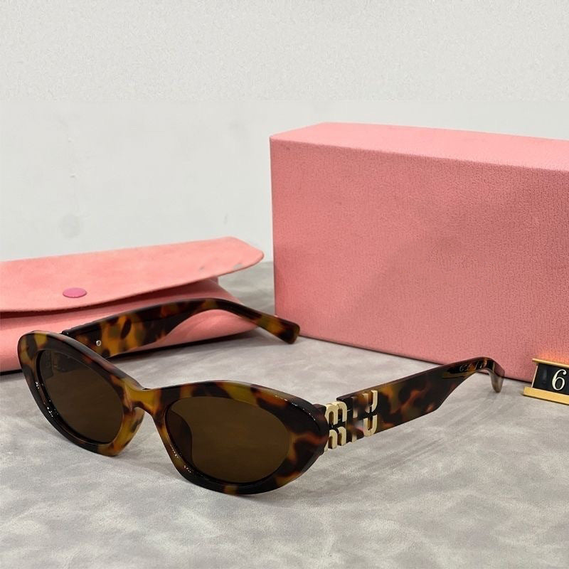 mm New Retro Narrow Frame Cat Eye Women's Small Frame Sunglasses Fashion Cat Eye Sunglasses Trendy Sunglasses Wholesale