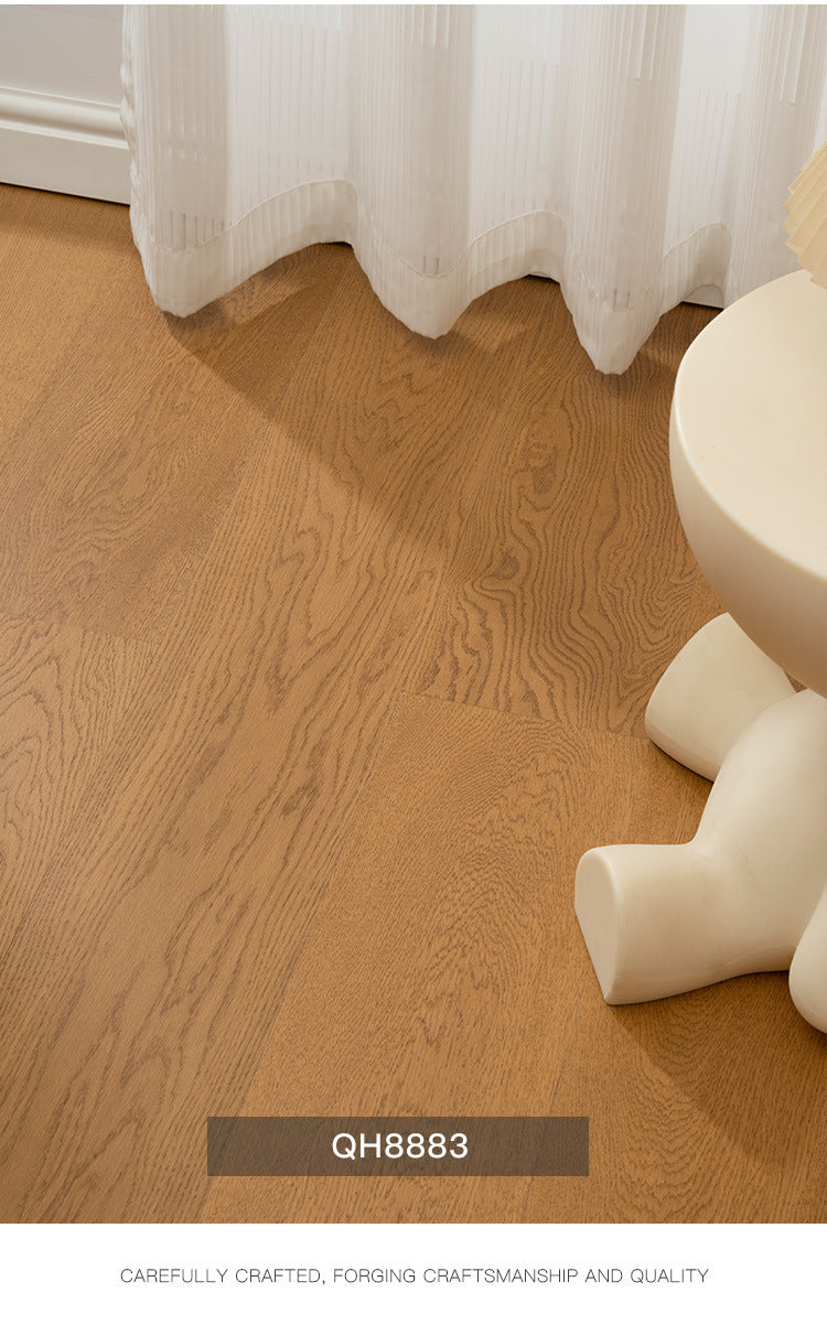 Oak Black Walnut Full Birch Base Material Multi-layer Solid Wood Composite Flooring Wear-resistant Medieval Style Song Dynasty Aesthetics ENF Environmental Protection
