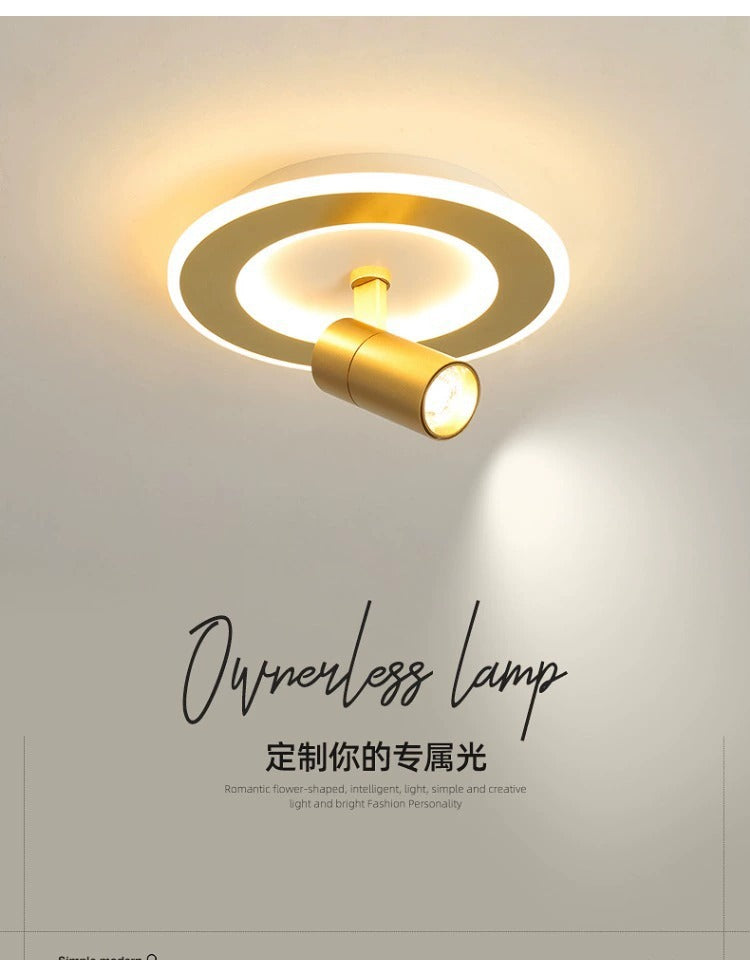 Aisle Light Corridor Light Luxury Balcony led Lamp Creative Background Wall Spotlight Simple Modern Cloakroom Ceiling Lamp